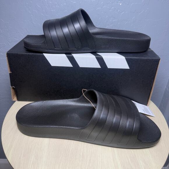 adidas | Shoes | Adidas Adilette Aqua Black Unisex M1 W12  display picture 2